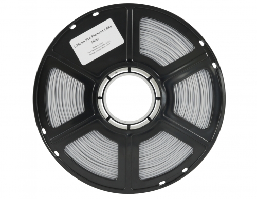 Flashforge PLA Vollfarbig Silber 1.75 mm 1 kg