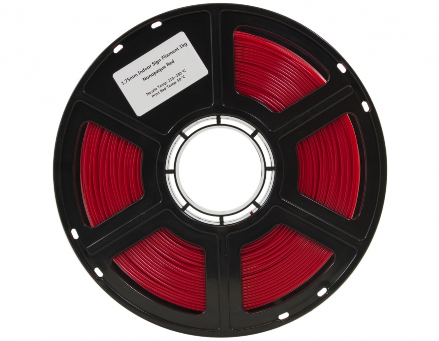 Flashforge A-PLA Indoor Transparent Rot 1.75 mm 1 kg