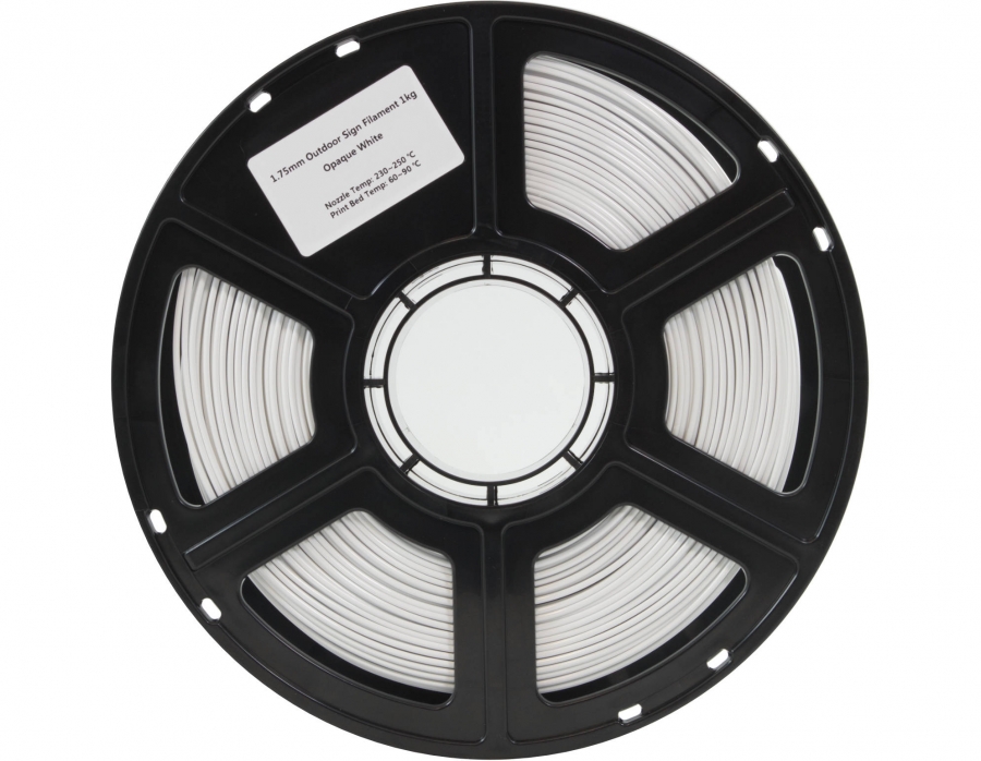 Flashforge A-PLA Outdoor Vollfarbig Weiß 1.75 mm 1 kg